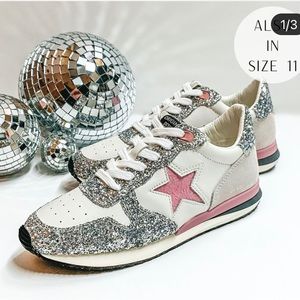 Retro Classic Havanas pink and silver glitter!!! SOLD OUT! BNOB never been worn!